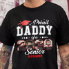 Custom Photo Proud Family Of A 2026 Senior Graduation Dark Shirt HA75 920478