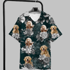 Custom Dog Photo Hawaiian Style Baseball Jersey Shirt For Dog Lovers HO82 894260