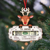 Custom Name And Character Christmas Wooden Money Holder Ornament, Personalized Holiday Cash Gift For Family TH10 171231
