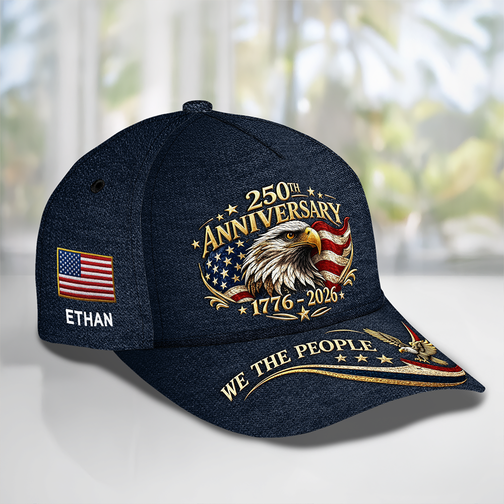 Personalized 250th Anniversary 1776-2026 We The People Classic Cap HA75 921186