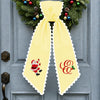 Custom Initial Santa Christmas Ribbon Wreath Sash Christmas Wreath Decoration HA75 919478