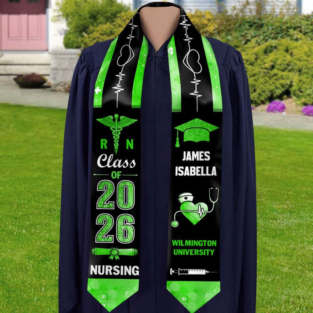 Personalised Nurse Graduation Class Of 2026 Stoles LM32 899329