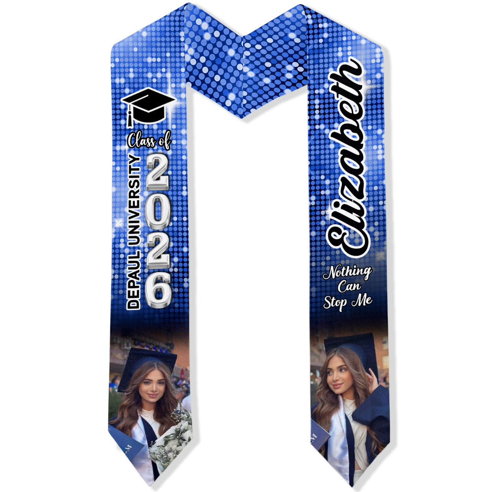 Custom Photo Class Of 2026 Graduation Celebration Stole CH07 910266