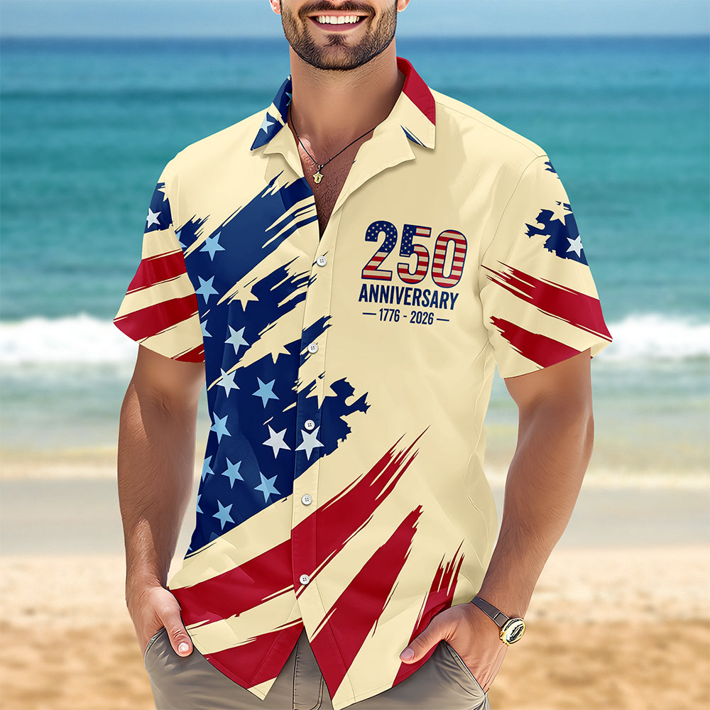 America’s Anniversary 250th 1776-2026 Patriotic Independence Day Hawaii Shirt HA75 921608