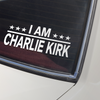 I Am Charlie Kirk Memorial MAGA Memorial USA Right Car Window Decal Sticker LM32 67779