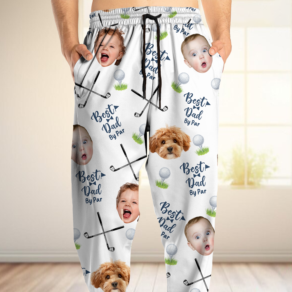 Custom Photo Best Dad By Par Sweatpants HA75 892728