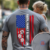 Personalized Faith Family & Freedom Back & Front Dark Shirt Custom Gift For Family LM32 899077