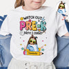 Custom Photo Watch Out Pre-K Here I Come Back To School Personalized Kid Shirt HA75 921718