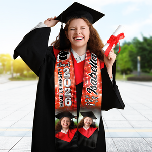Custom Photo Class Of 2026 Graduation Celebration Stole CH07 910266