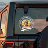 Custom Photo This Human Belongs To Dog Cat Personalized Car Window Decal Sticker HA75 921416