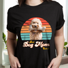 Custom Photo Best Dog Dad Ever Retro Shirt CH07 896022