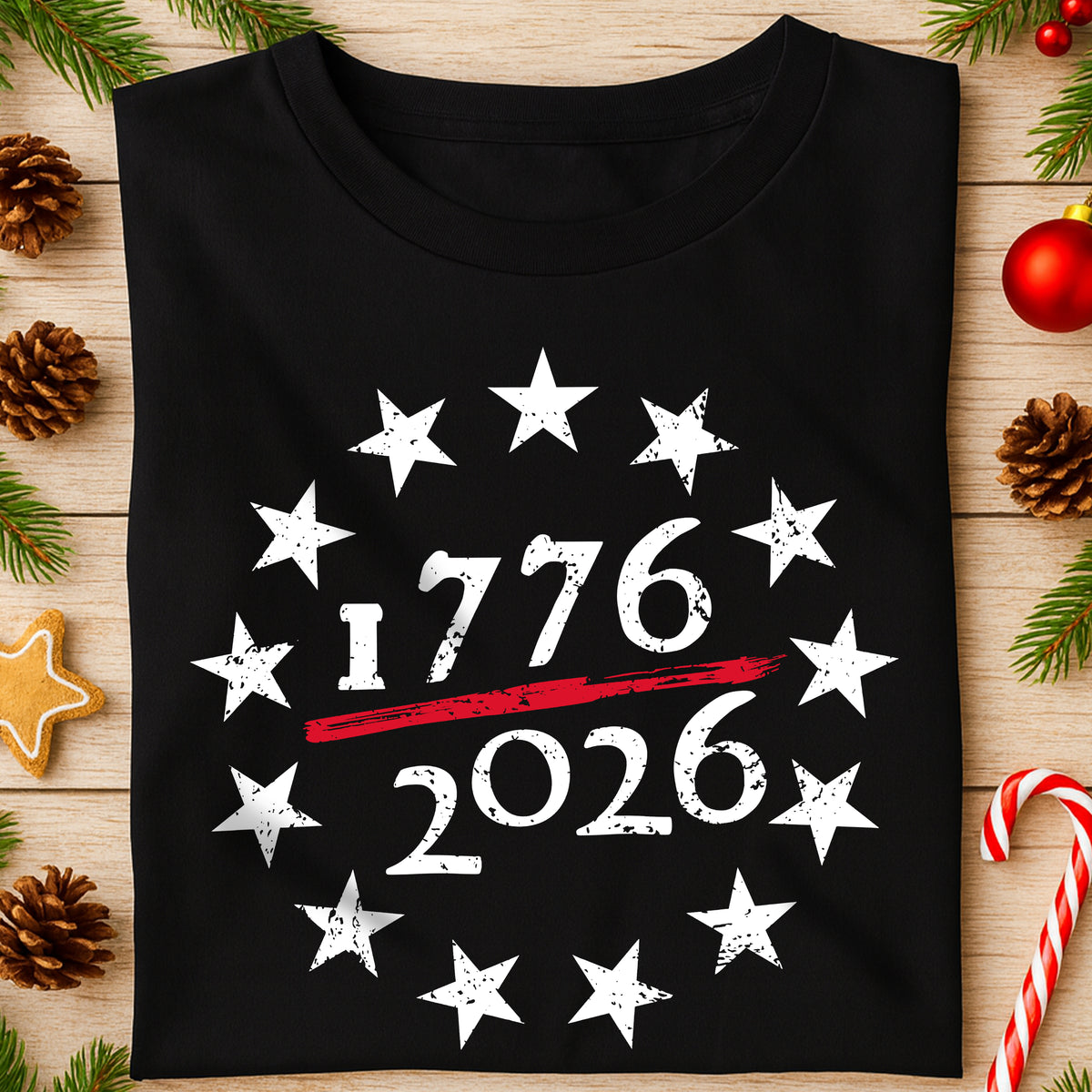 1776 - 2026 USA 250th Anniversary Dark Shirt HA75 898048