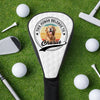 Custom Photo This Human Belongs To Dog Cat Golf Club Head Cover HA75 921332