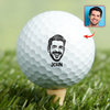 Custom Portrait With Name Golf Ball Stamp For Golfer CH07 899356