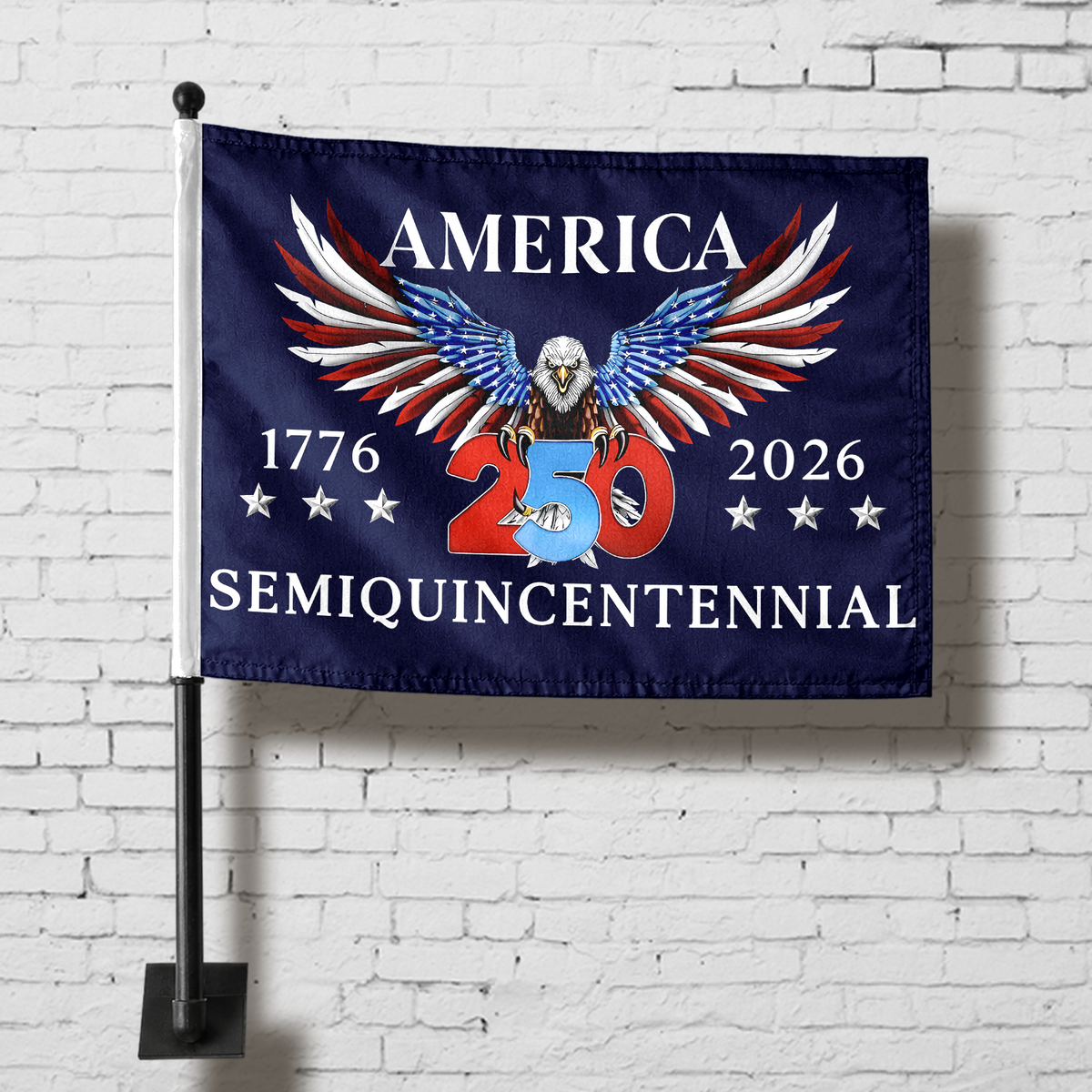 250 Years America Semiquincentennial Car Flag HA75 898864