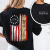 We The People America 250th Birthday US Flag Back & Front Dark Shirt CH07 910530