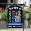 Custom Photo Congrats 2026 Diamond Glitter Graduation Garden Flag HA75 920456
