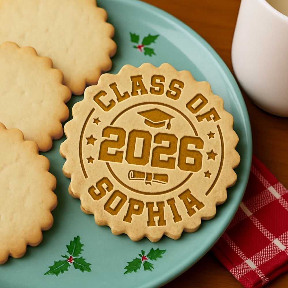 Custom Name Class of 2026 Cookie Stamp Personalized Graduation Party Gift Decor CH07 910834