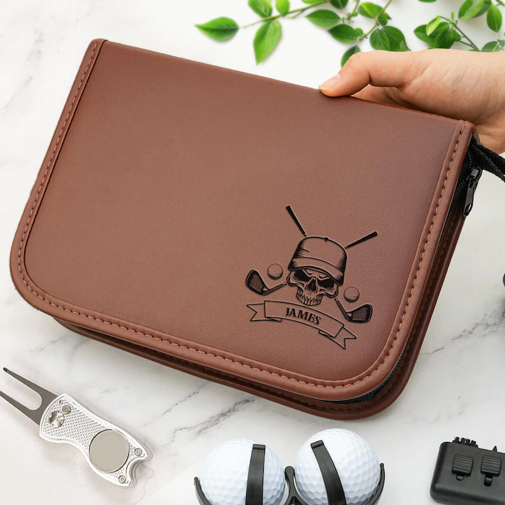 Custom Name Personalized Golf Skull Golf Gift Set Engraved Accessories for Golfer HA75 898676