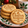 Personalized Our First Christmas Married Cookie Stamp HA75 922218