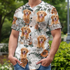 Custom Dog Photo Hawaiian Style Baseball Jersey Shirt For Dog Lovers HO82 894260