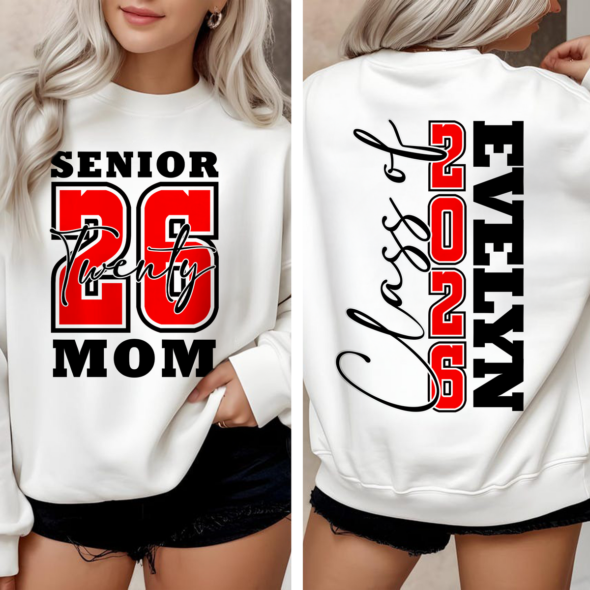 Personalized Congratulations Graduation Senior 2026 Front And Back Shirt TH10 169003