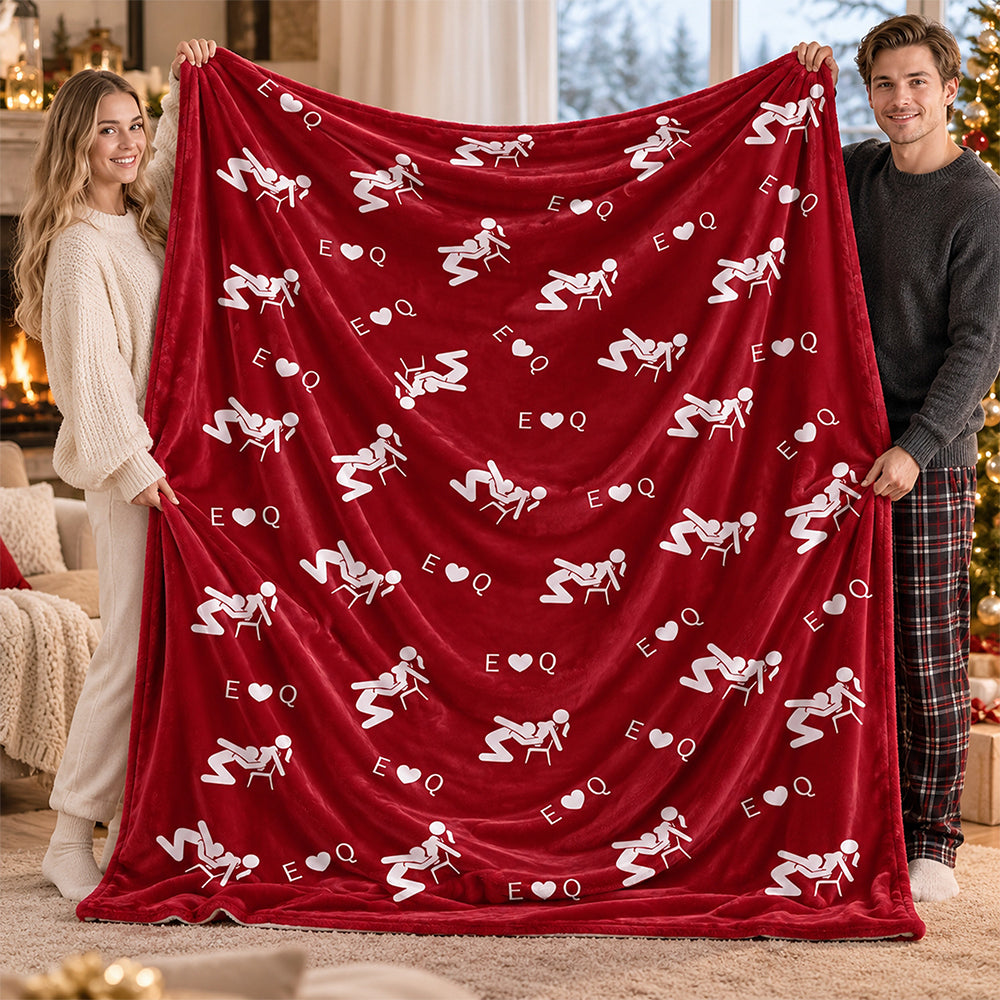 Personalized Funny Adult Couple Blanket Gift For Husband Wife, Anniversary HA75 919348