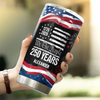 Custom Name 250 Years USA 250th Birthday 1776-2026 Eagle Fat Tumbler HA75 920990