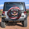 Patriotic 250th Anniversary God Bless America Eagle 1776–2026 Tire Cover Gift for Family HA75 920508