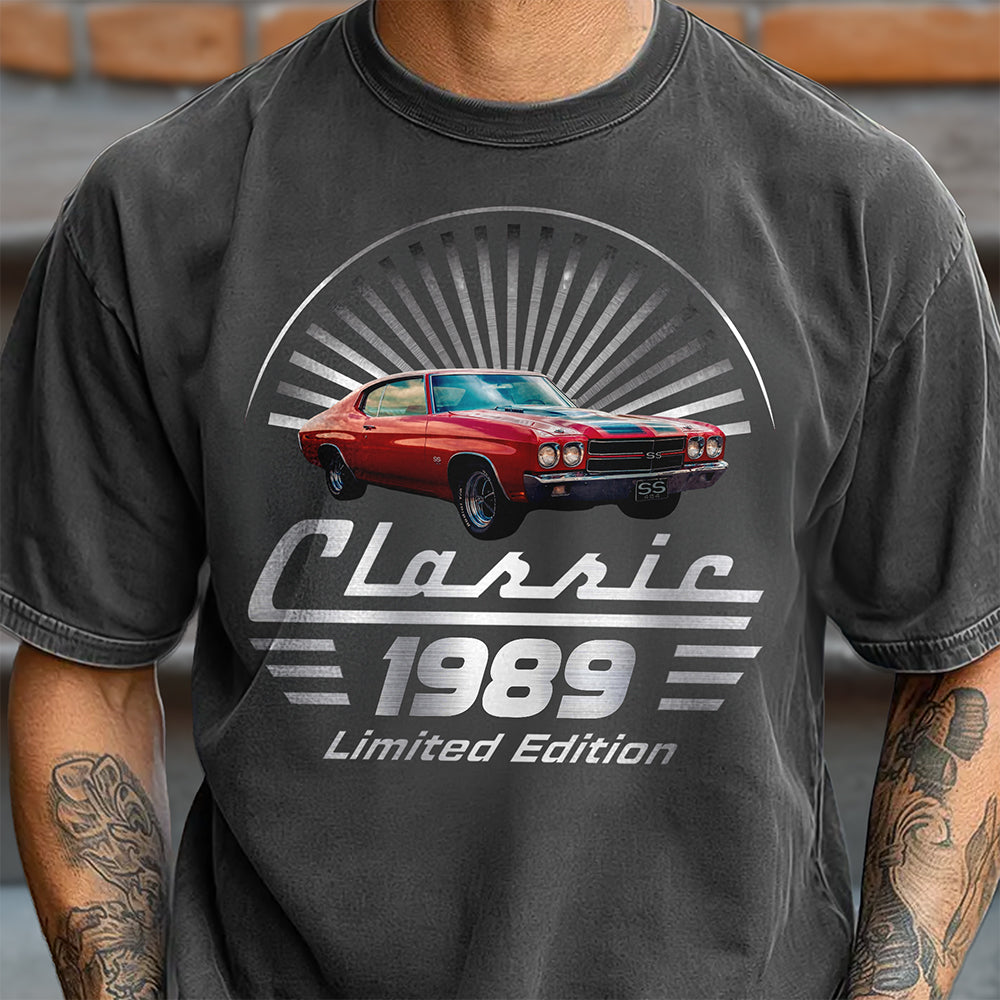 Personalized Vintage Photo Classic Car Limited Edition Comfort Shirt HA75 921642