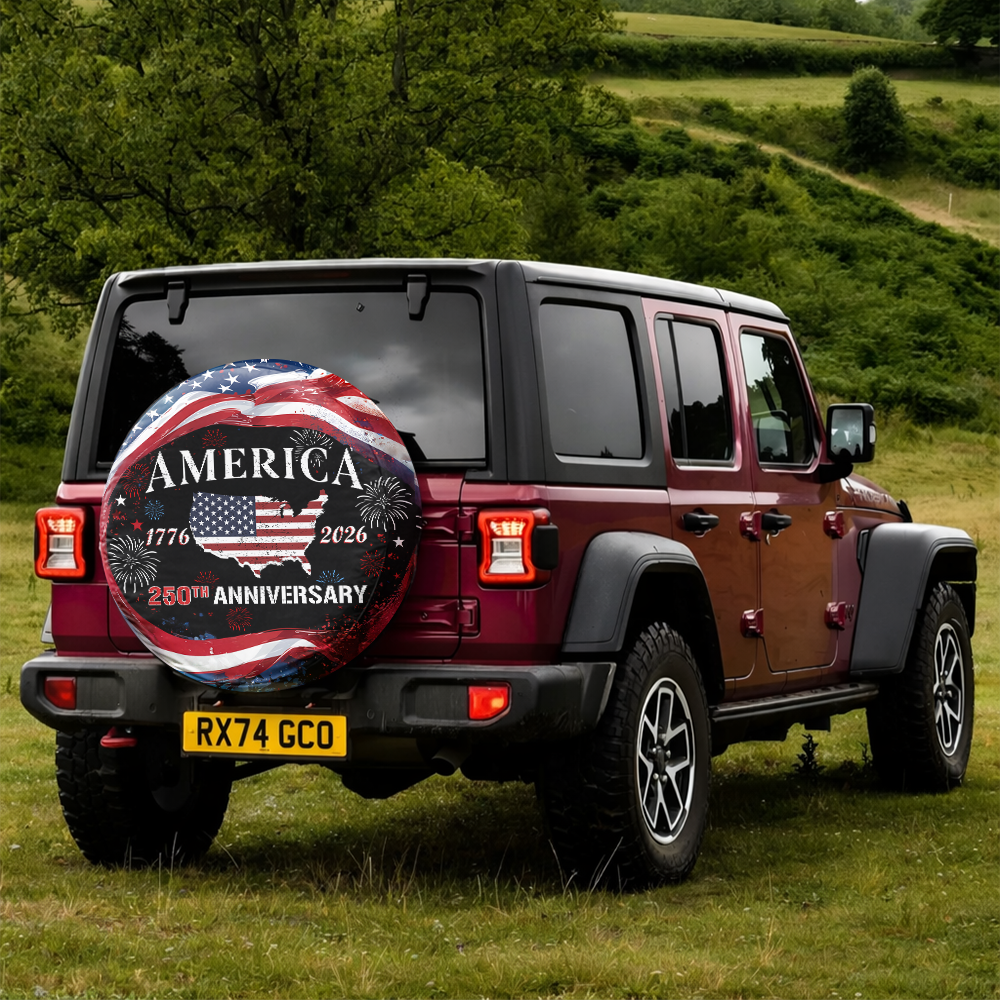 America 250th Anniversary Tire Cover Gift for Family HA75 920838