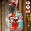 Custom Cat Photo Meowy Catmas Acrylic Ornament Gift For Cat Lovers HO82 900010