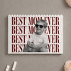 Personalized Vintage Photo Best Dad Mom Ever Building Brick CH07 911496