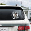 Custom Photo This Human Belongs To Dog Cat Personalized Car Window Decal Sticker HA75 921416