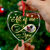 Custom Photo All Of Me Loves All Off You Couple Heart Shape Glass Ornament HA75 892836