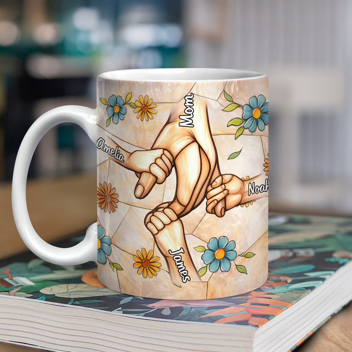 Custom 3D Inflated Effect Printed Mug - Personalized Mother's Day Gifts For Mom, Grandma TH10 898749