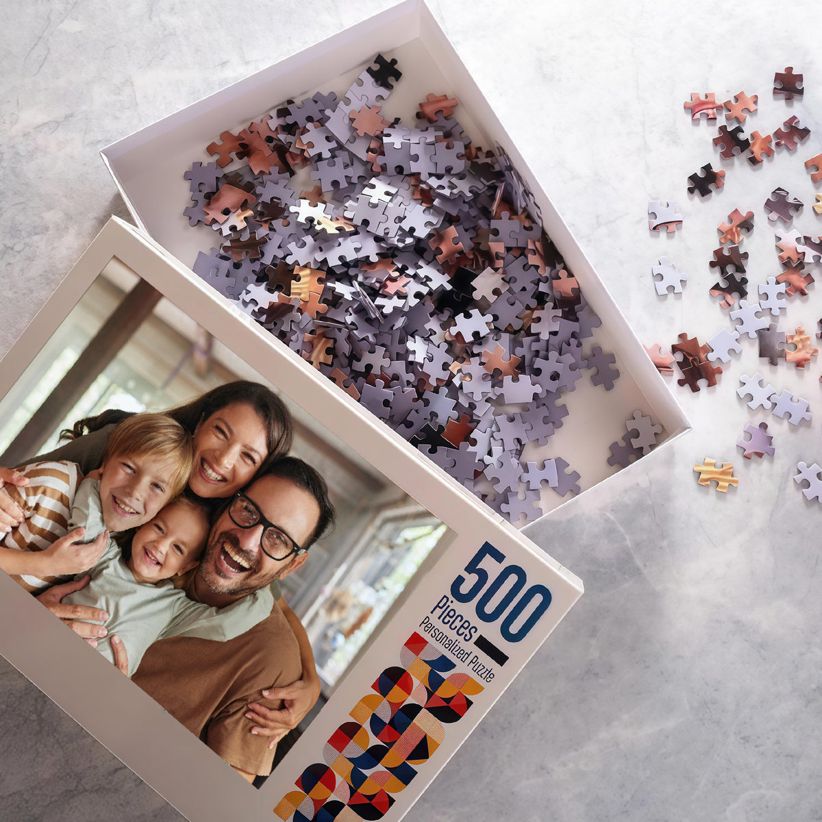 Custom Photo Jigsaw Puzzles Personalized Family Gift, Couple Gift HA75 898502