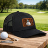 Personalized Vintage Photo Dad, Mom Leather Patch Cap HA75 921506
