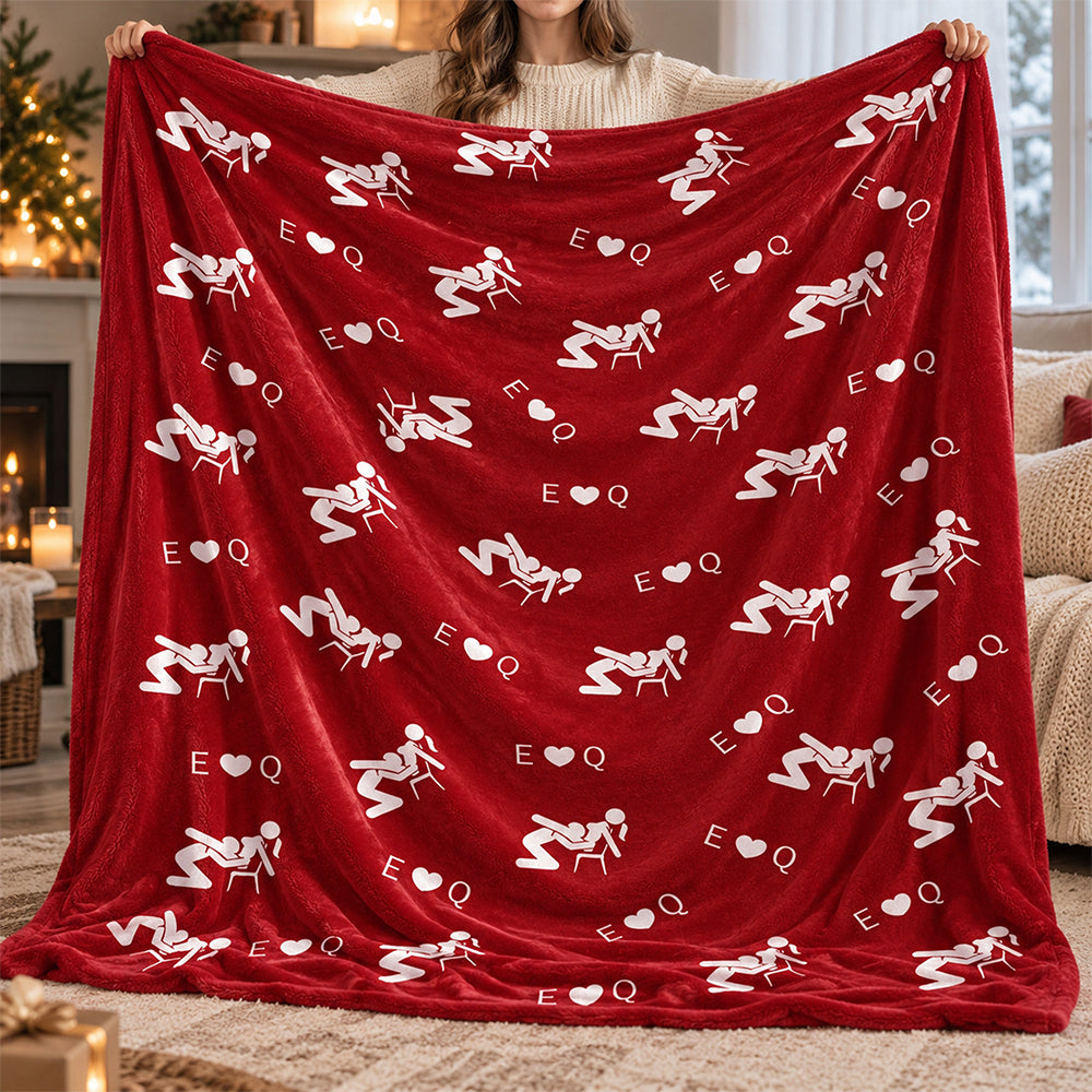 Personalized Funny Adult Couple Blanket Gift For Husband Wife, Anniversary HA75 919348