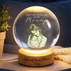 Custom Photo First Mother's Day As My Mom Crystal Ball LED Night Light LM32 899807