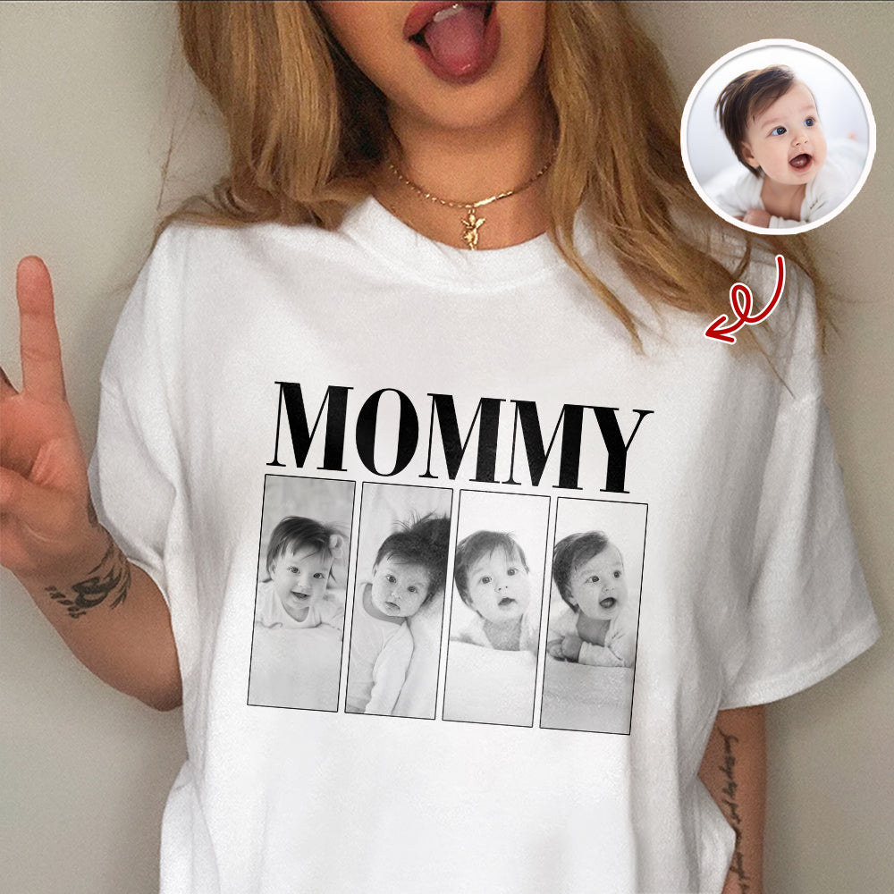 Custom Photo Daddy Mommy Personalized Comfort Shirt Gift For Dad Mom HA75 897650