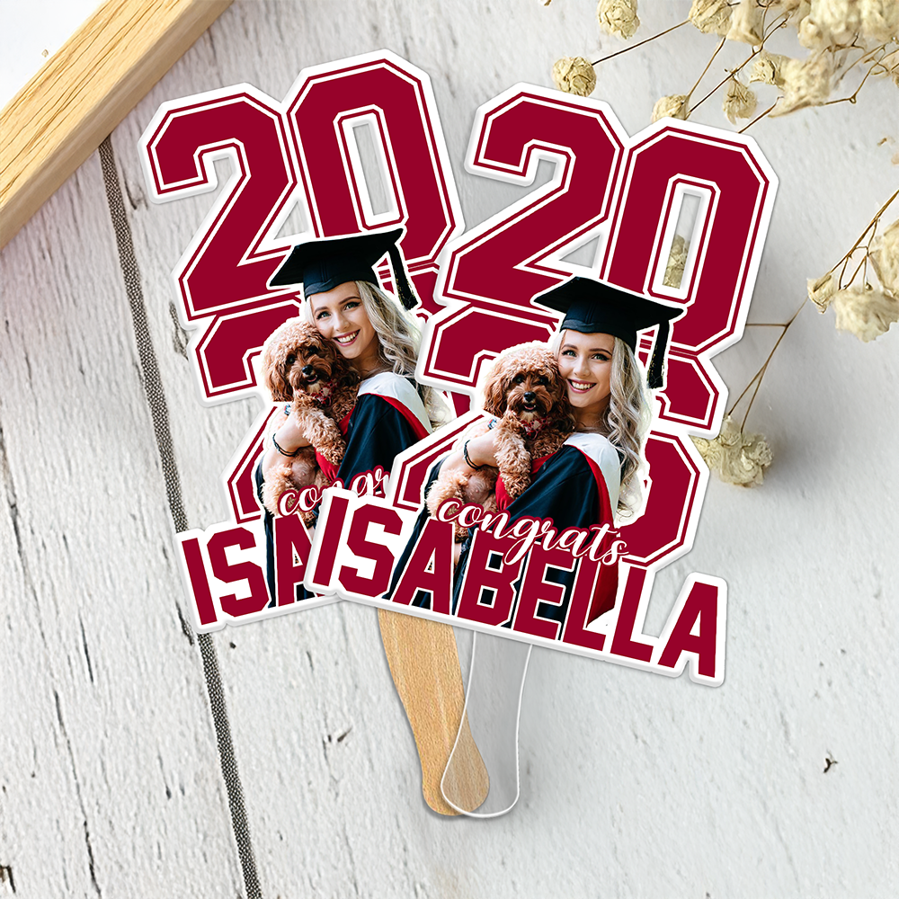 Custom Photo Class Of 2026 Graduation Face Fan HA75 920052