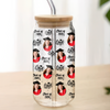 Custom Photo Class Of 2026 Graduation Glass Can With Lid HO82 901490