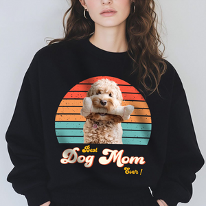 Custom Photo Best Dog Dad Ever Retro Shirt CH07 896022