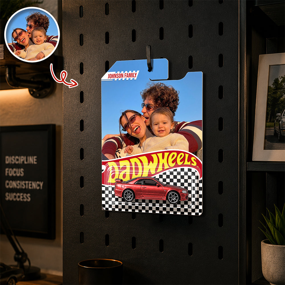 Personalized Dad Wheels Packaging for Dad, Father's Day Custom Collector Gift HA75 921524
