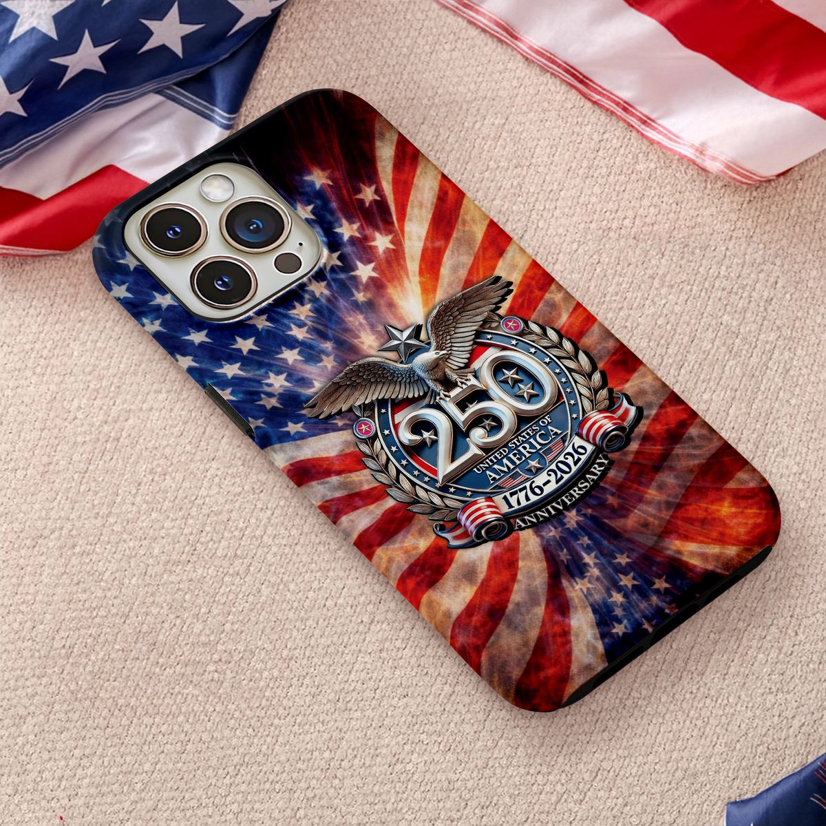 USA Eagles 250th Anniversary Semiquincentennial 1776-2026 Phone Case HA75 920210
