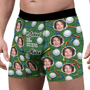 Custom Photo I Licked It Men's Boxer Gift for Golf Lovers LM32 897639
