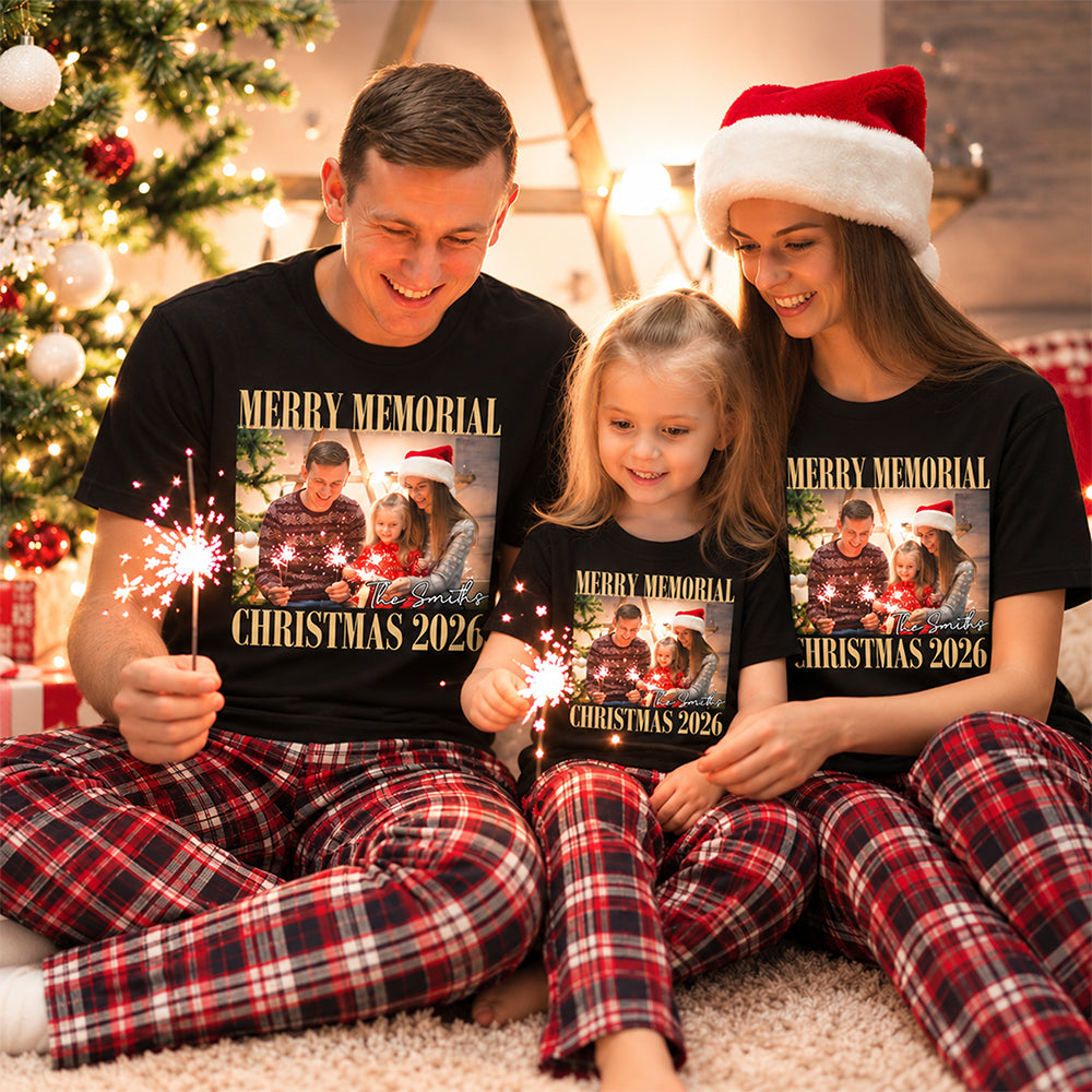 Custom Family Photo Making Memories Christmas 2026 Matching Family Shirt CH07 180666