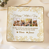 Custom Photo Happy Mother's Day To My World Jewelry Dish HA75 920708