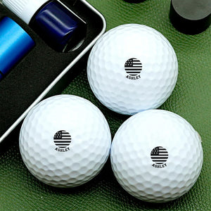 Personalized Golf Ball Stamp Box Gift for Golfer, Golf Ball Marker HA75 898444